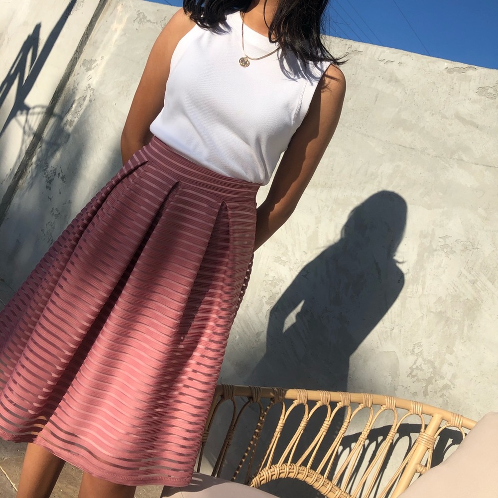 Dusty Rose Skirt